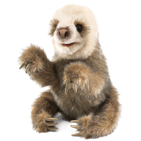 Baby Sloth Hand Puppet  |  Folkmanis