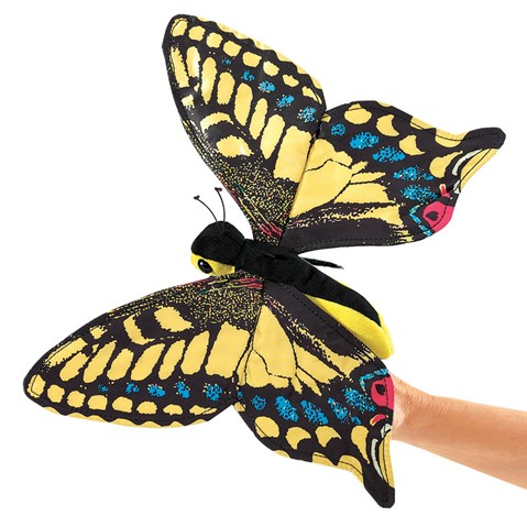 Swallowtail Butterfly Finger Puppet  |  Folkmanis