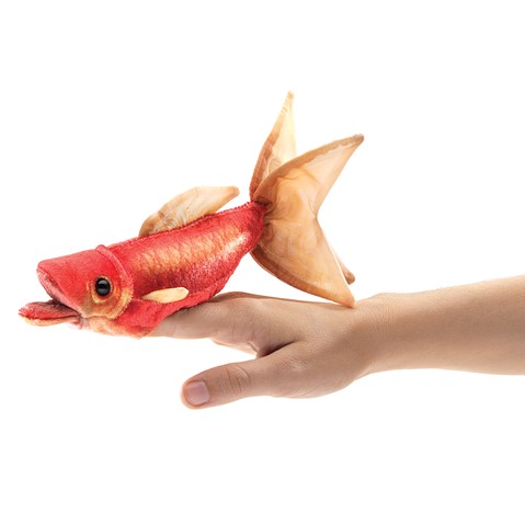 Mini Goldfish Finger Puppet  |  Folkmanis