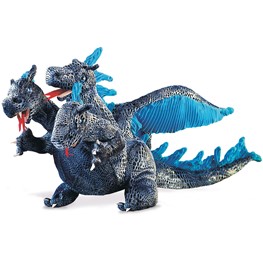 Dragon, Three-Headed - Blue