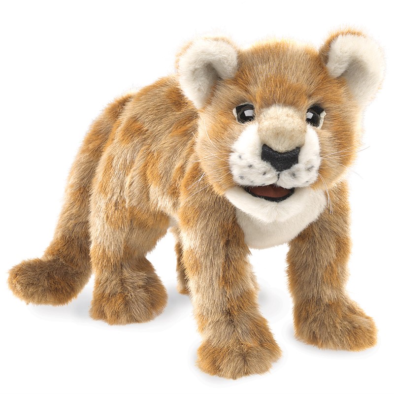 African Lion Cub Hand Puppet Folkmanis