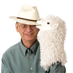 Man with Alpaca Stage