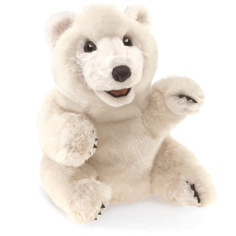 Folkmanis Bear, Sitting Polar 3103
