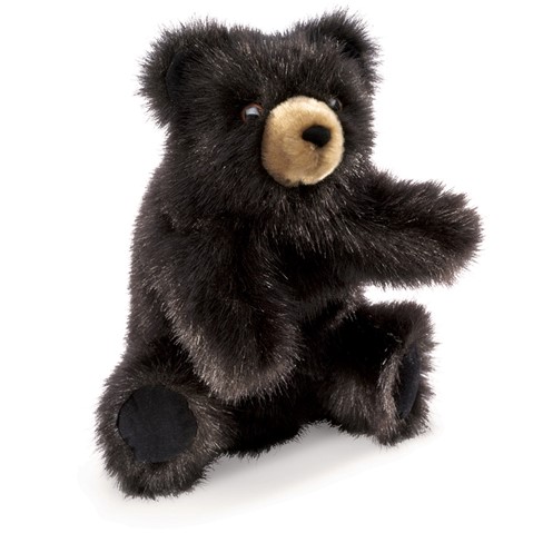 Baby Black Bear Hand Puppet  |  Folkmanis