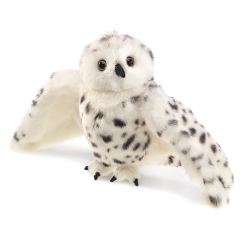 Snowy Owl Hand Puppet  |  Folkmanis