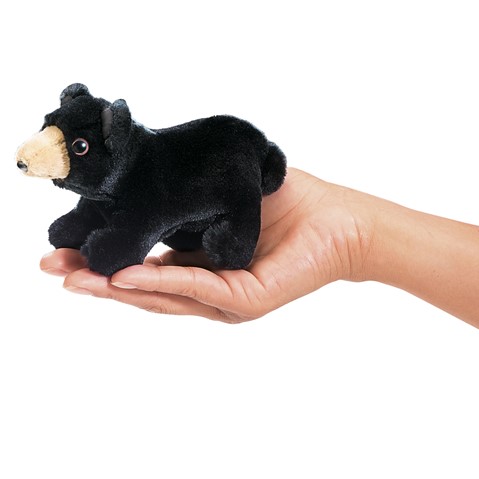 Mini Black Bear  |  Folkmanis