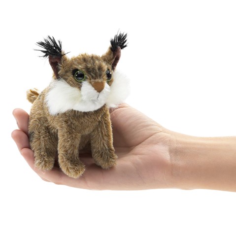 Mini Bobcat Finger Puppet  |  Folkmanis