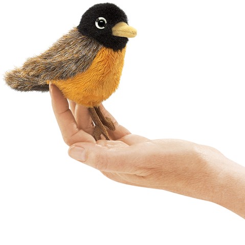 Mini Robin Finger Puppet  |  Folkmanis