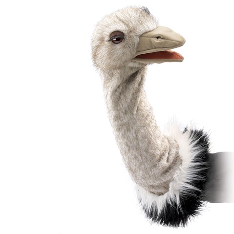 Ostrich Stage Puppet  |  Folkmanis