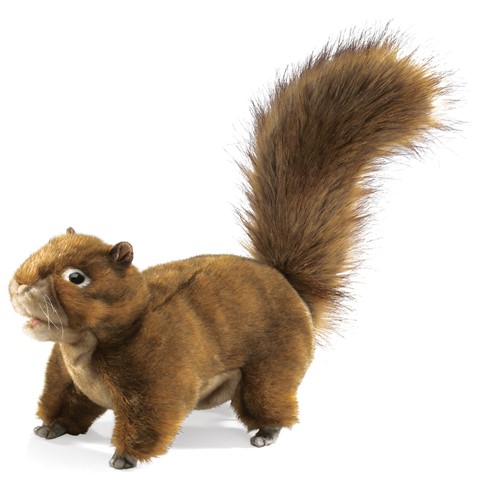 Red Squirrel Hand Puppet  |  Folkmanis