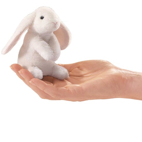 Mini Lop Eared Rabbit Finger Puppet  |  Folkmanis