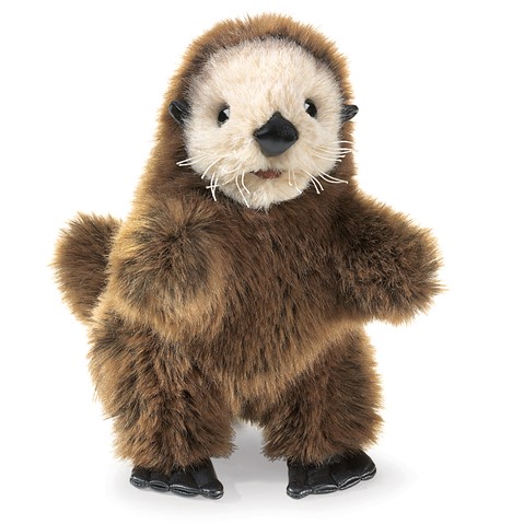 Baby Sea Otter Hand Puppet  |  Folkmanis