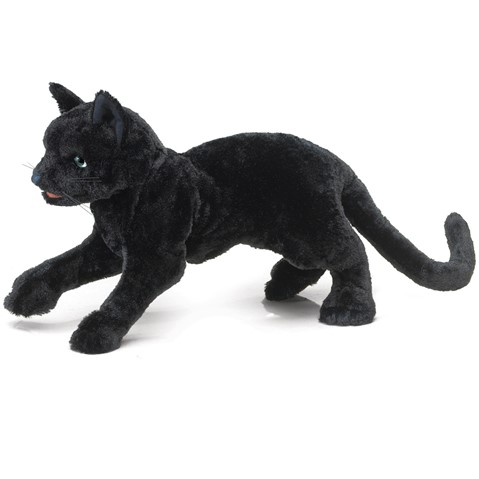 Black Cat Hand Puppet  |  Folkmanis