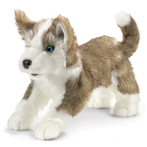 Wolf Pup Hand Puppet  |  Folkmanis
