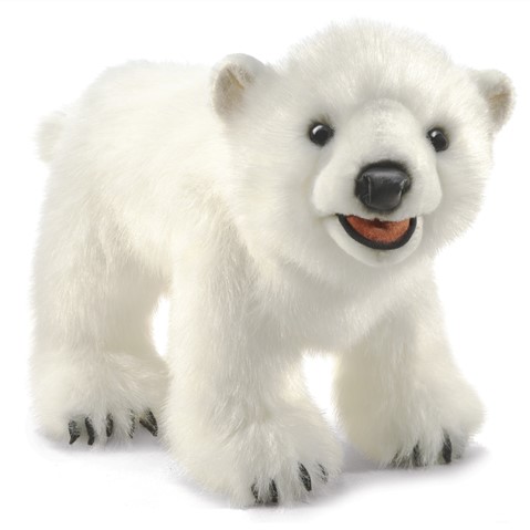Polar Bear Cub Hand Puppet  |  Folkmanis