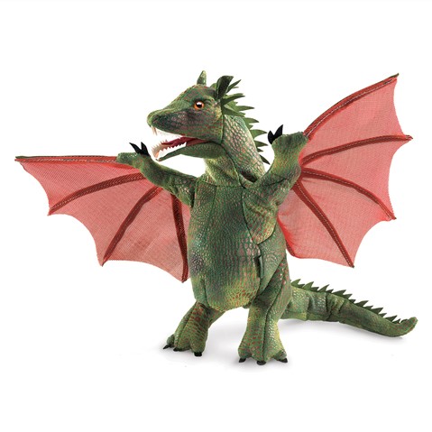 Winged Dragon Hand Puppet  |  Folkmanis