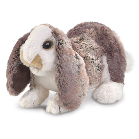 Baby Lop Rabbit Hand Puppet  |  Folkmanis