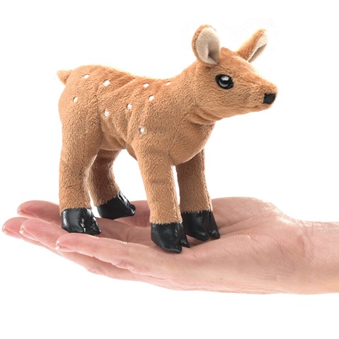 Mini Fawn Finger Puppet  |  Folkmanis