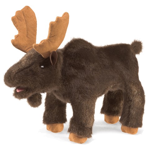 Small Moose Hand Puppet  |  Folkmanis