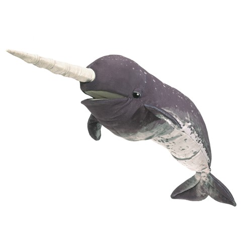 Narwhal Hand Puppet  |  Folkmanis