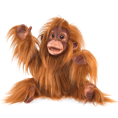 Baby Orangutan Hand Puppet  |  Folkmanis