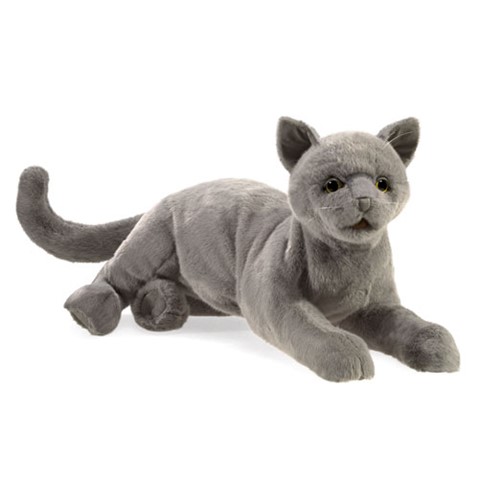Purring Cat Hand Puppet  |  Folkmanis