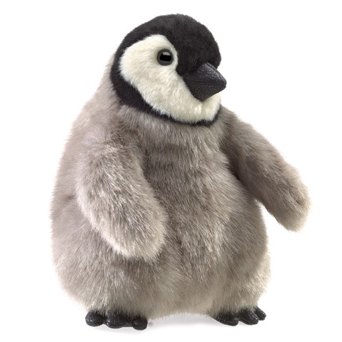 Baby Emperor Penguin Hand Puppet  |  Folkmanis