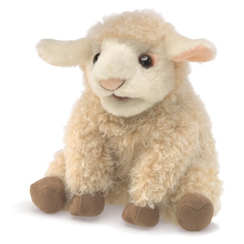 Small Lamb Hand Puppet  |  Folkmanis