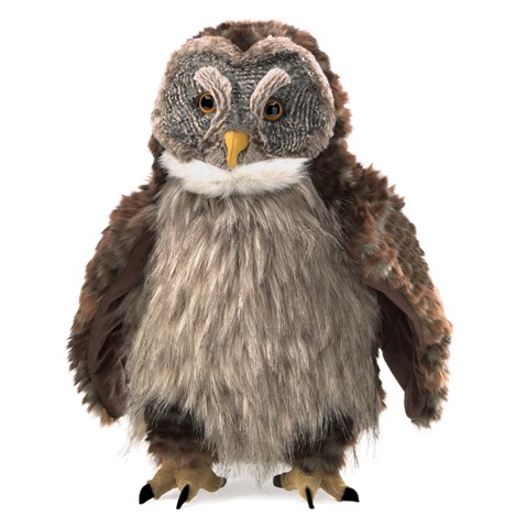 Hooting Owl Hand Puppet  |  Folkmanis