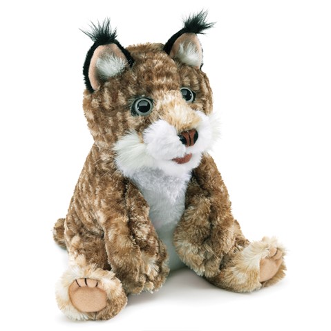 Bobcat Kitten Hand Puppet  |  Folkmanis