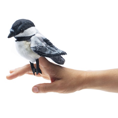 Mini Chickadee Finger Puppet  |  Folkmanis