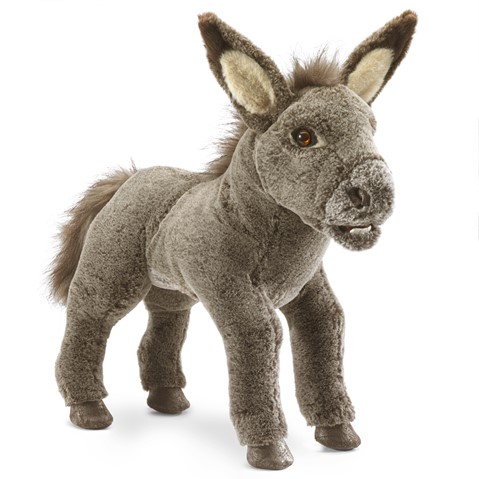 Baby Donkey Hand Puppet  |  Folkmanis