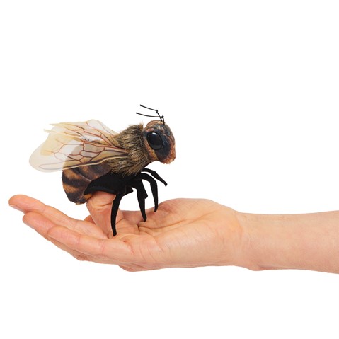 Mini Bee Finger Puppet  |  Folkmanis