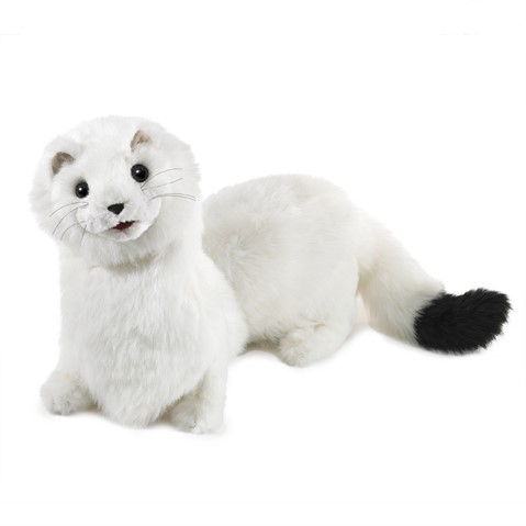 Ermine Hand Puppet  |  Folkmanis