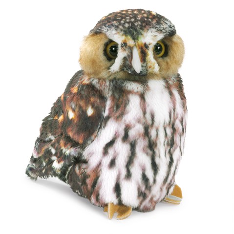 Pygmy Owl Hand Puppet  |  Folkmanis