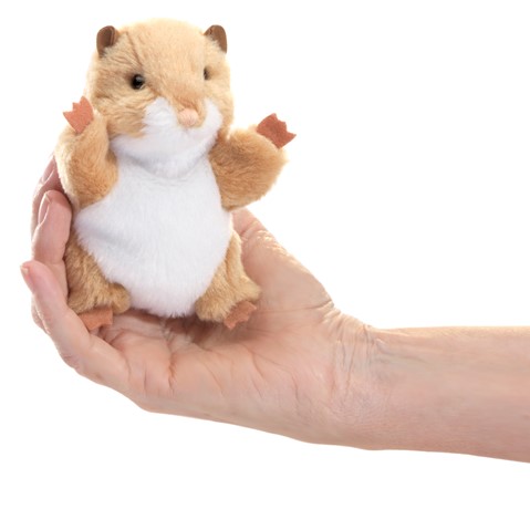 Mini Hamster Finger Puppet  |  Folkmanis