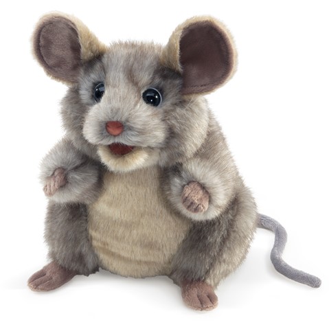 Gray Mouse Hand Puppet  |  Folkmanis