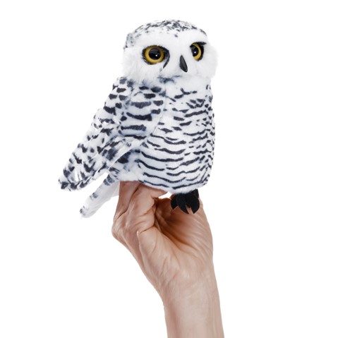 Small Snowy Owl Hand Puppet  |  Folkmanis