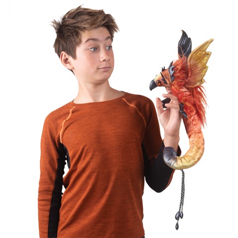 Phoenix Wristlet Finger Puppet  |  Folkmanis