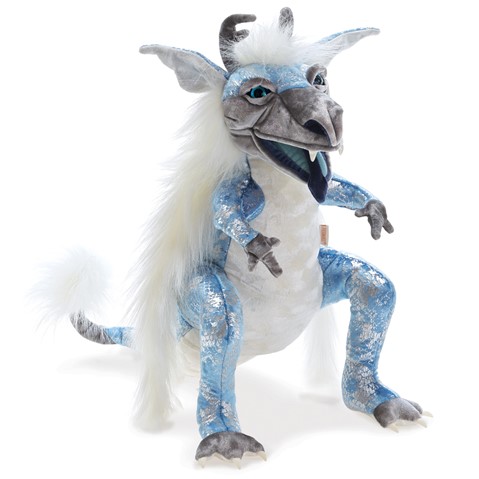Ice Dragon Hand Puppet  |  Folkmanis