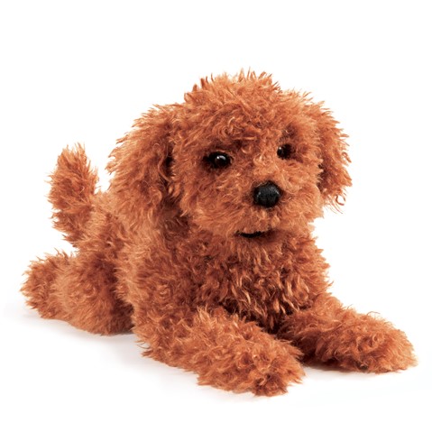 Toy Poodle Puppy Hand Puppet  |  Folkmanis