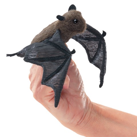 Mini Bat Finger Puppet  |  Folkmanis