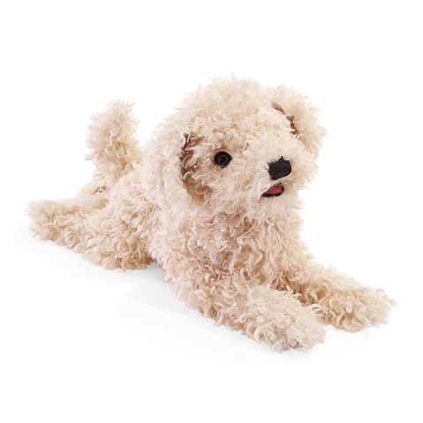 Folkmanis Poodle, White Puppy 3241
