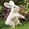 Folkmanis Rabbit, Standing White 2868 View 2