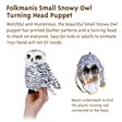 Folkmanis Owl, Snowy Small 3197 View 2