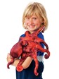 Folkmanis Octopus, Red 2974 View 3