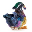 Folkmanis Mini Duck, Wood 8006 View 3