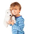 Folkmanis Bear, Sitting Polar 3103 View 4
