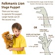 Folkmanis Lion Stage Puppet 2562 View 4