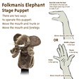 Folkmanis Elephant Stage Puppet 2830 View 5